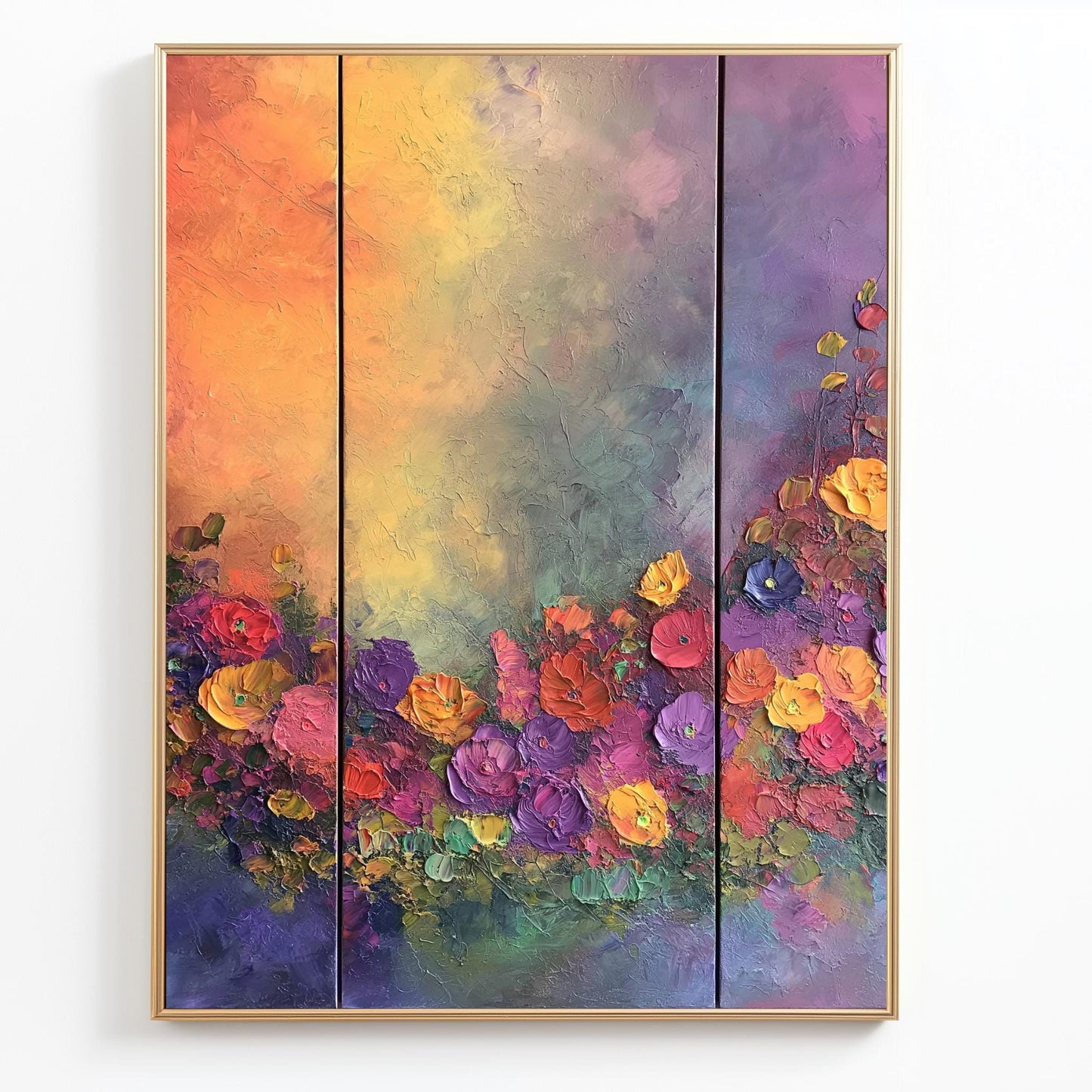 floral abstract canvas wall art | floral abstract wall art | abstract wall decor | abstract floral wall art | abstract flower wall art