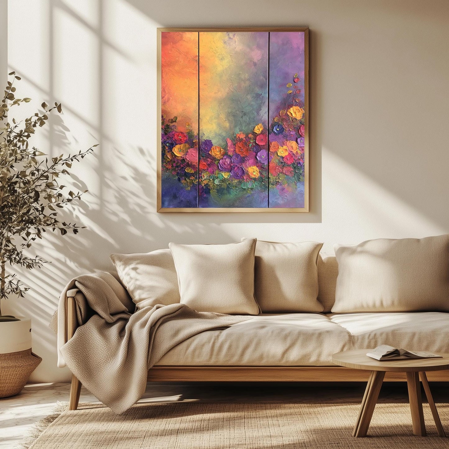 floral abstract canvas wall art | floral abstract wall art | abstract wall decor | abstract floral wall art | abstract flower wall art