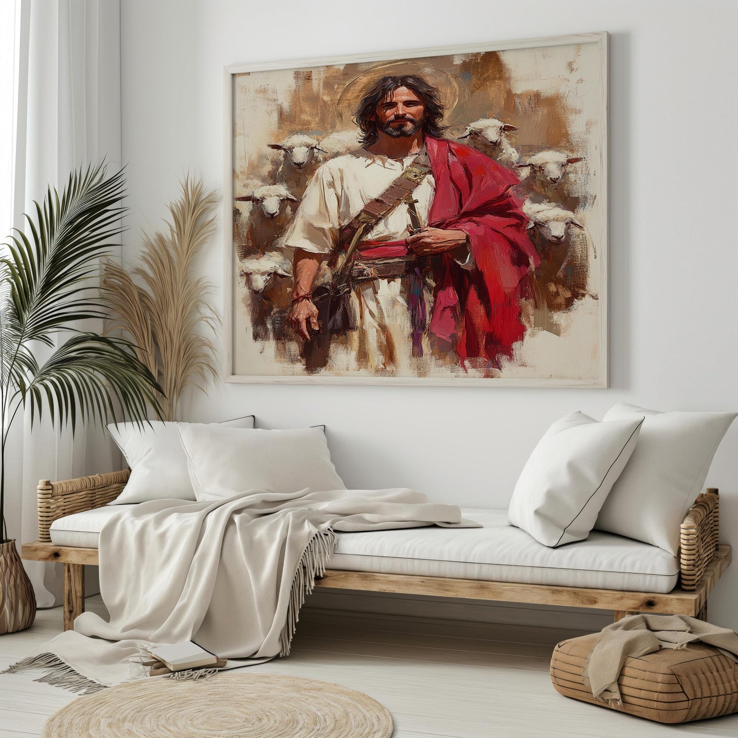 Jesus Wall Art | Religion Decor | Jesus Wall Decor | Religious Christian Canvas Print | Spiritual Faith Wall Decor | Christian Wall Art