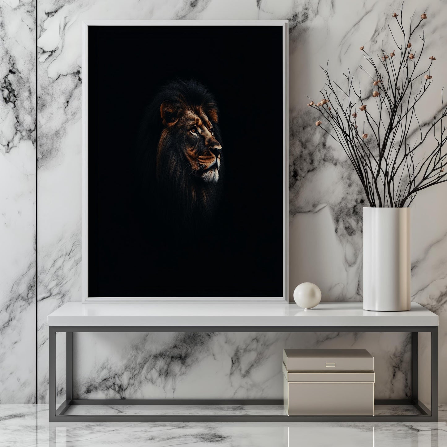 lion wall art | black and gold lion wall art | lion wall decor | black and gold lion canvas wall art | lion wall art framed | lion prints