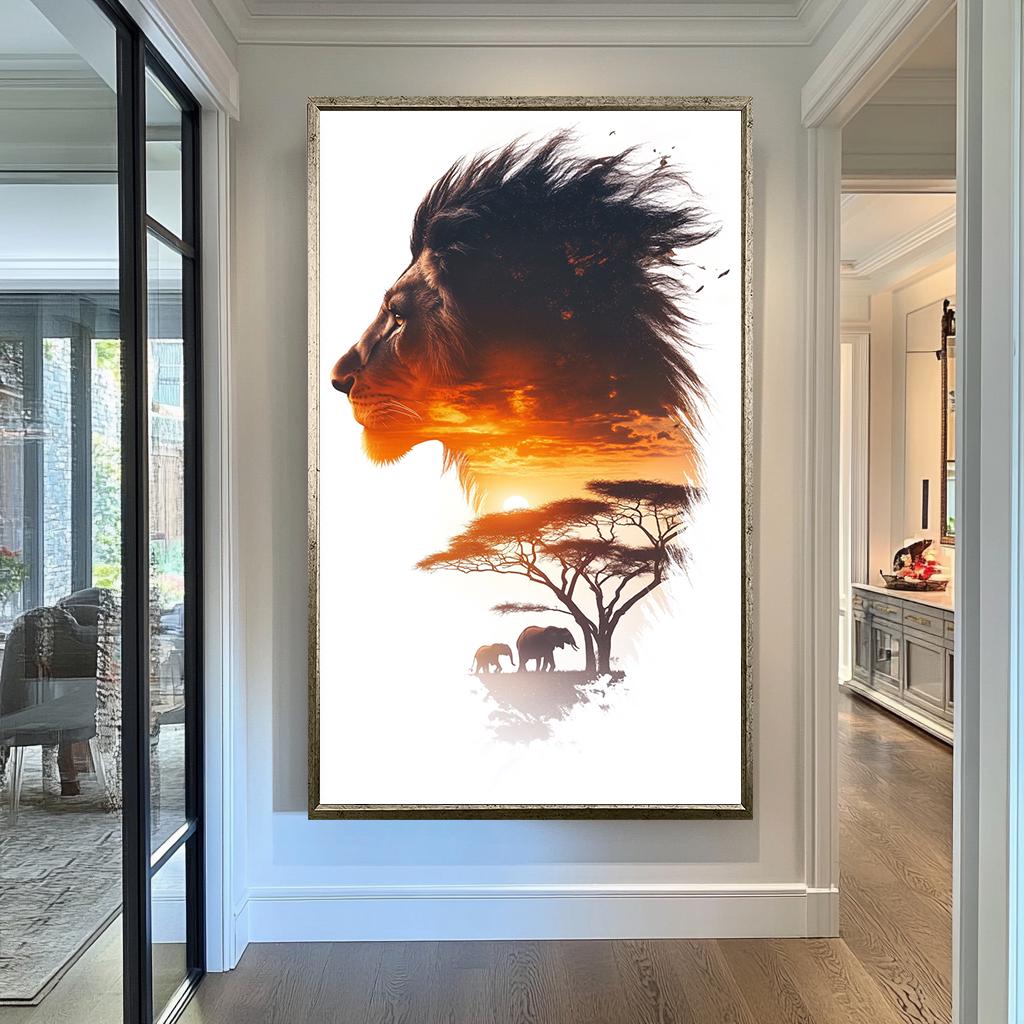 lion wall art | lion wall decor | for bedroom | for living room | lion wall art canvas | lion art large | lion for bathroom | lion art