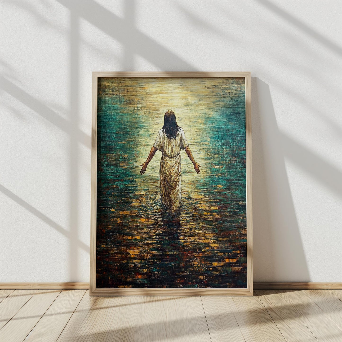 Jesus Water Walk Wall Art | jesus wall art, Religious Gift , jesus wall art canvas, jesus wall art christmas, jesus wall decor