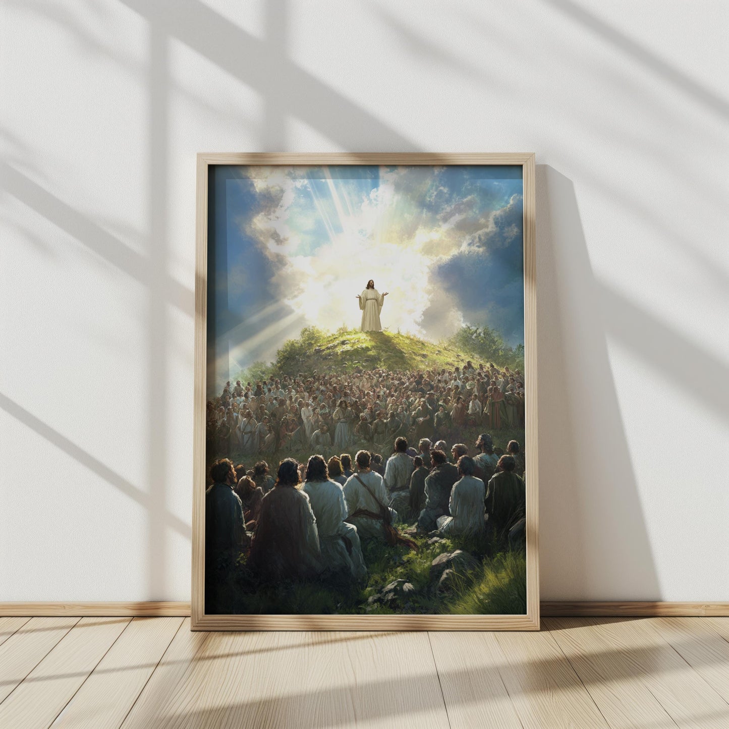 Sermon on Mount Wall Art | jesus wall art, Religious Gift , jesus wall art canvas, jesus wall art christmas, jesus wall decor