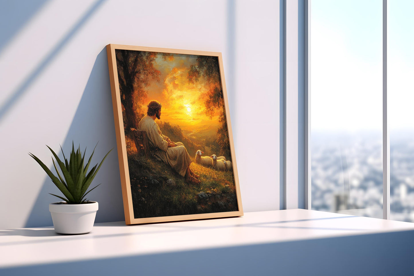 Jesus Sunset Rest Wall Art | jesus wall art, Religious Gift , jesus wall art canvas, jesus wall art christmas, jesus wall decor