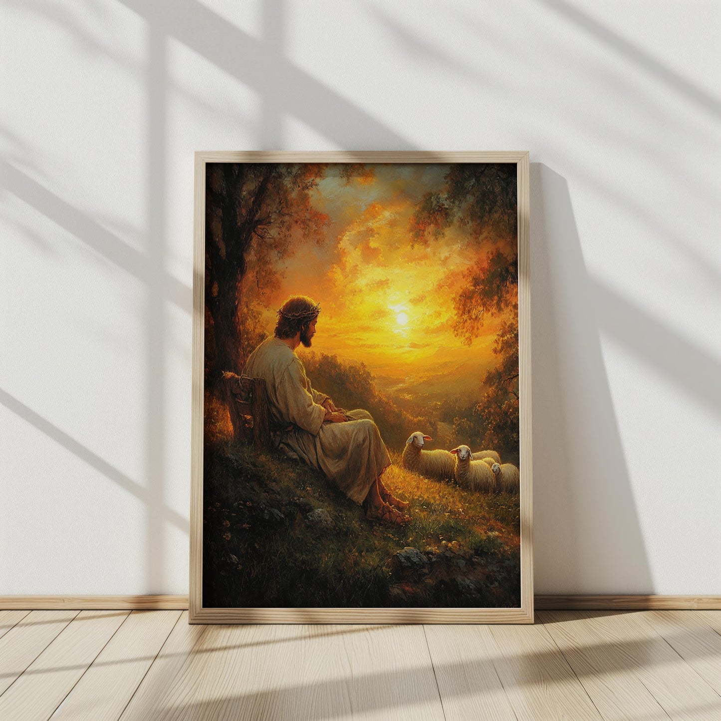 Jesus Sunset Rest Wall Art | jesus wall art, Religious Gift , jesus wall art canvas, jesus wall art christmas, jesus wall decor