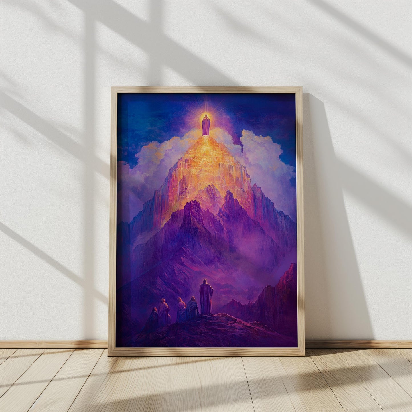 Holy Mountain Vision Wall Art | mountainerring art | Religious Gift | mountaineers wall art | jesus wall art christmas, jesus wall decor