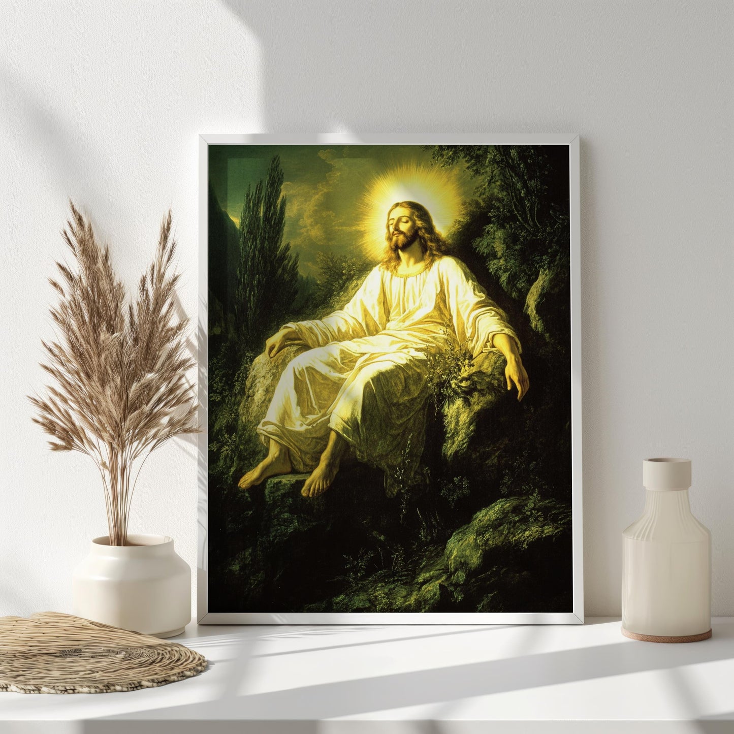 Jesus Peace Garden Wall Art | jesus wall art, Religious Gift , jesus wall art canvas, jesus wall art christmas, jesus wall decor