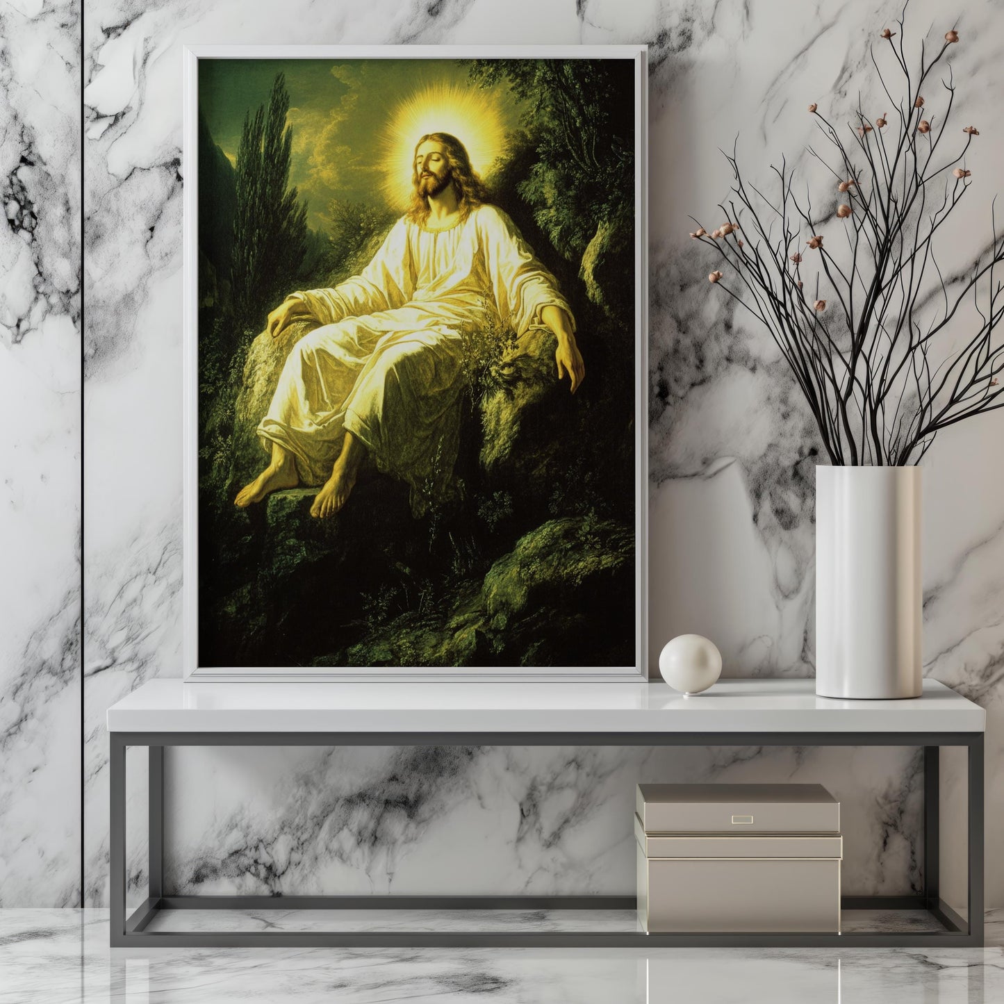 Jesus Peace Garden Wall Art | jesus wall art, Religious Gift , jesus wall art canvas, jesus wall art christmas, jesus wall decor