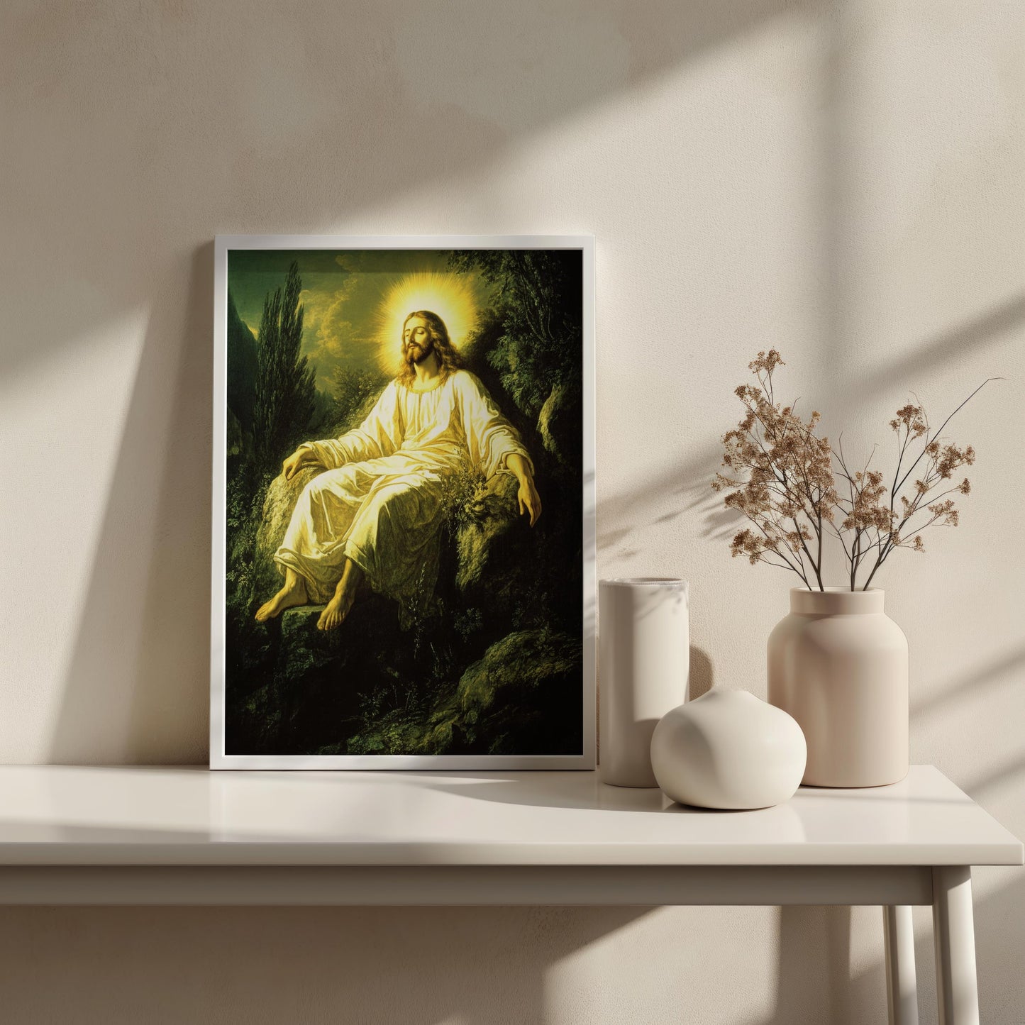 Jesus Peace Garden Wall Art | jesus wall art, Religious Gift , jesus wall art canvas, jesus wall art christmas, jesus wall decor