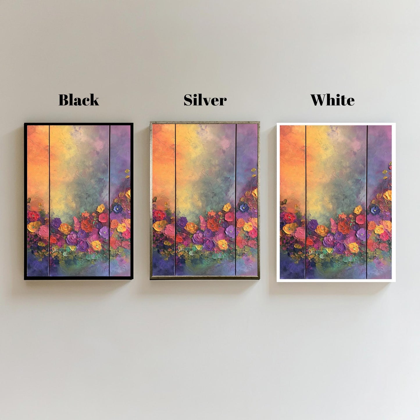 floral abstract canvas wall art | floral abstract wall art | abstract wall decor | abstract floral wall art | abstract flower wall art