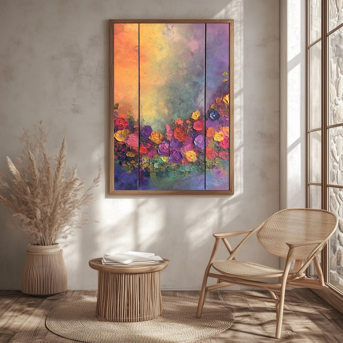 floral abstract canvas wall art | floral abstract wall art | abstract wall decor | abstract floral wall art | abstract flower wall art