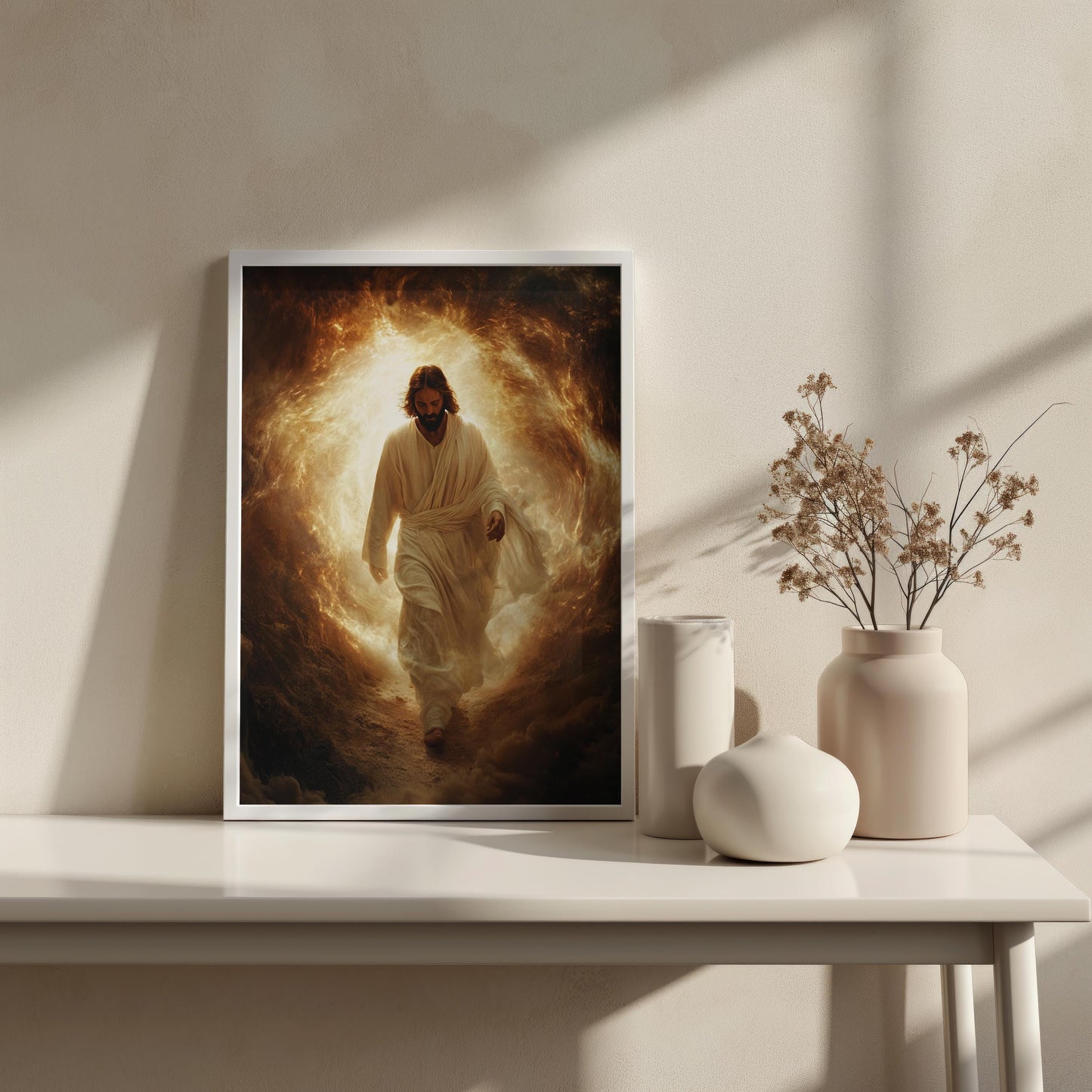 Jesus Canvas Wall Art | Christian Decor | Jesus Modern Canvas Print | Jesus Canvas Art Print | Jesus Poster, Jesus Frame Canvas | Jesus Art