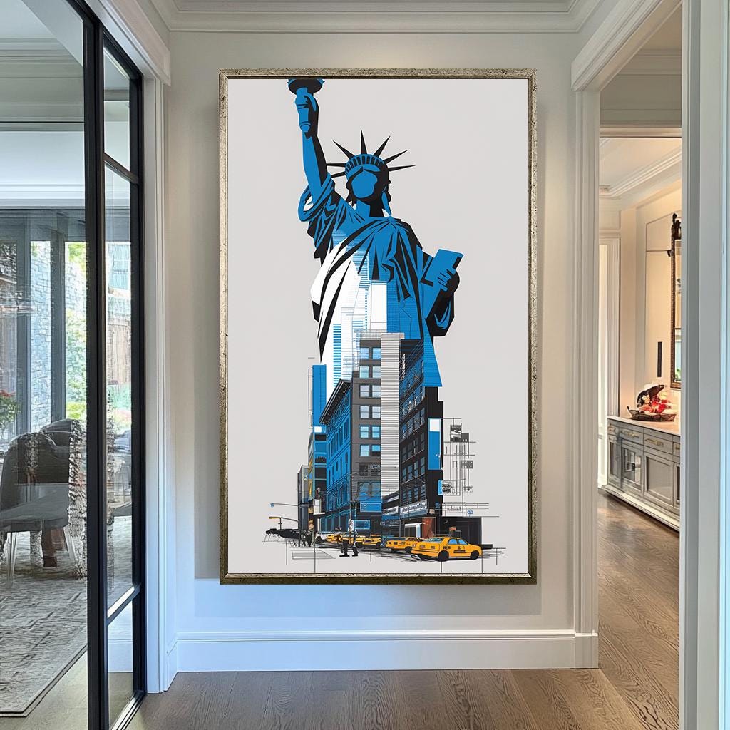 statue of liberty ornament christmas | statue of liberty wall art | statue of liberty wall decor | statue of liberty wall  wall hanging