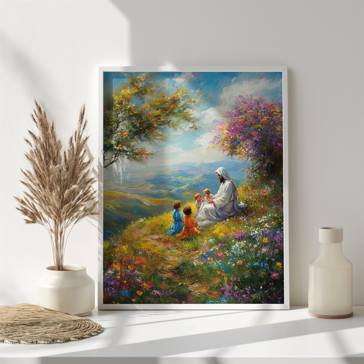 jesus wall art, jesus and children , jesus wall art canvas, jesus wall art for kids, jesus wall art christmas, jesus wall art decor