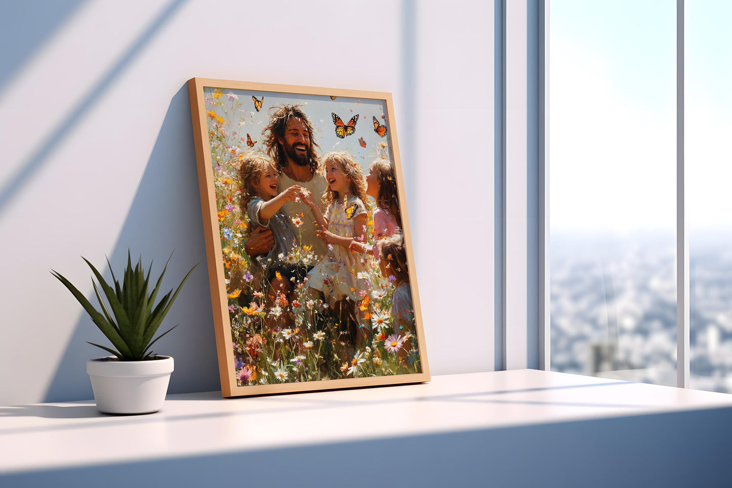 Jesus Children Butterfly Wall Art | jesus wall art, Religious  Gift , jesus wall art canvas, jesus wall art christmas, jesus wall decor