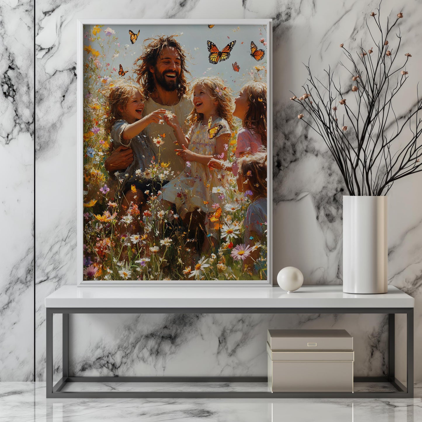 Jesus Children Butterfly Wall Art | jesus wall art, Religious  Gift , jesus wall art canvas, jesus wall art christmas, jesus wall decor