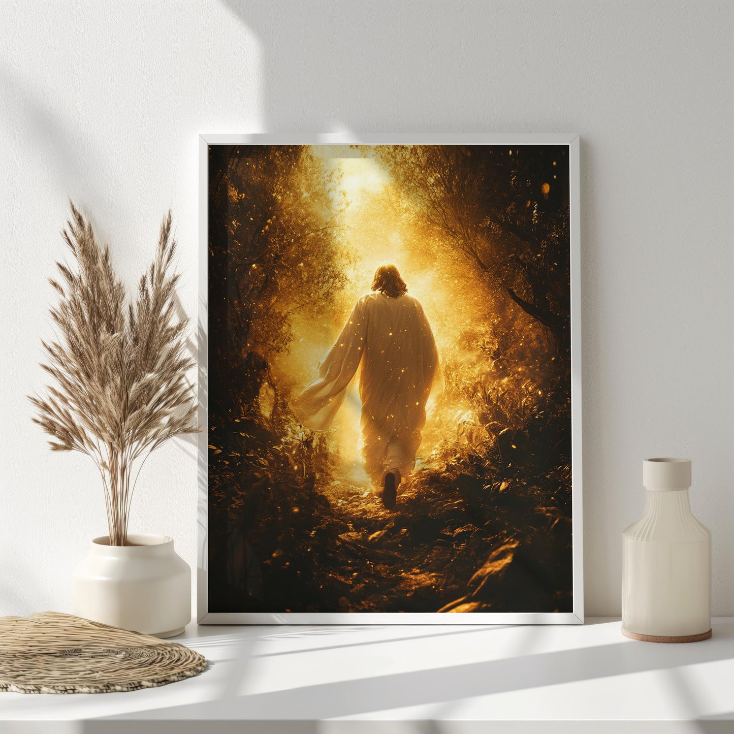 Jesus Golden Light Wall Art | jesus wall art, Religious Gift , jesus wall art canvas, jesus wall art christmas, jesus wall decor