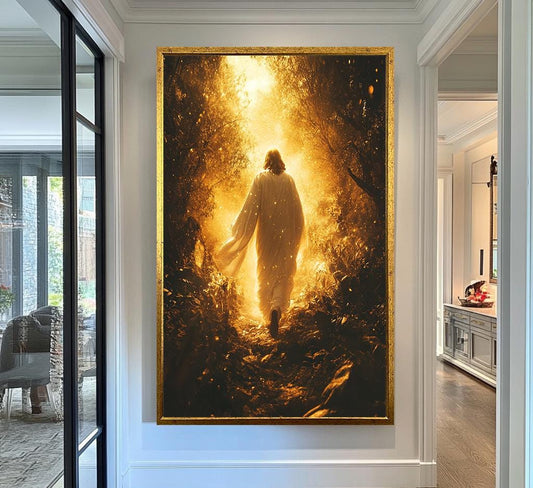 Jesus Golden Light Wall Art | jesus wall art, Religious Gift , jesus wall art canvas, jesus wall art christmas, jesus wall decor