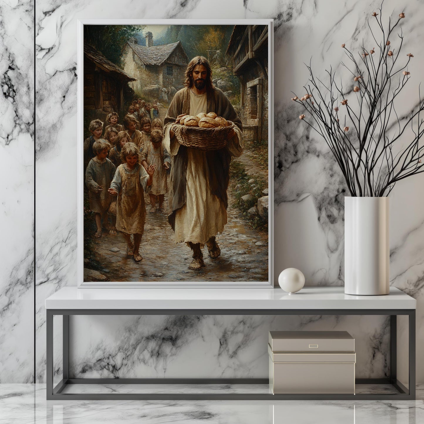 Jesus and the Children Wall Art | jesus wall art, Religious Gift , jesus wall art canvas, jesus wall art christmas, jesus wall decor