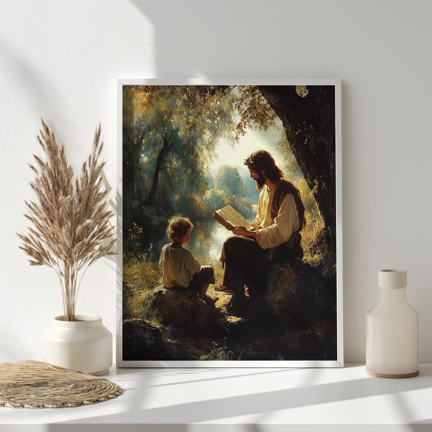 Jesus Teaching Child Wall Art | jesus wall art, Religious Gift , jesus wall art canvas, jesus wall art christmas, jesus wall decor