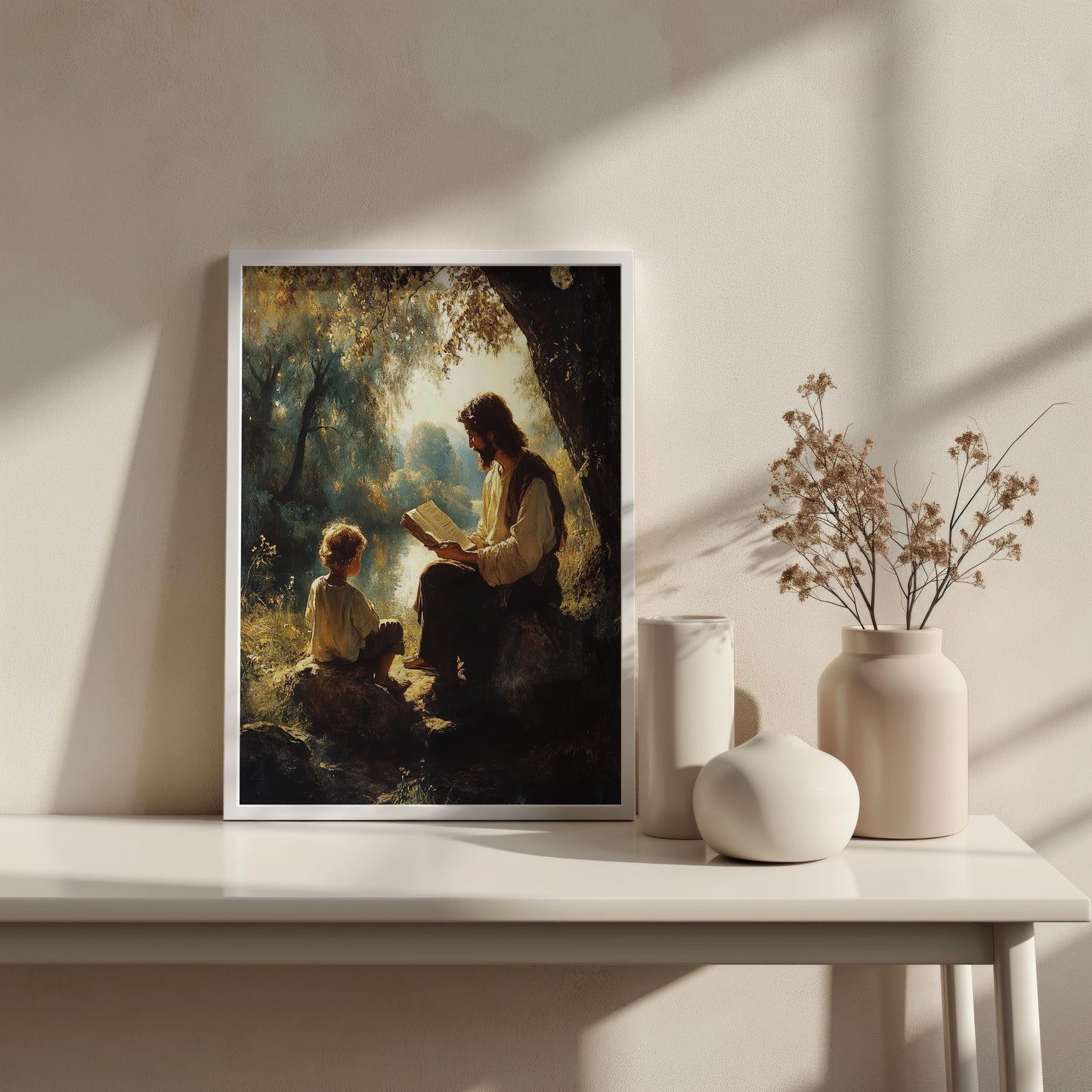 Jesus Teaching Child Wall Art | jesus wall art, Religious Gift , jesus wall art canvas, jesus wall art christmas, jesus wall decor