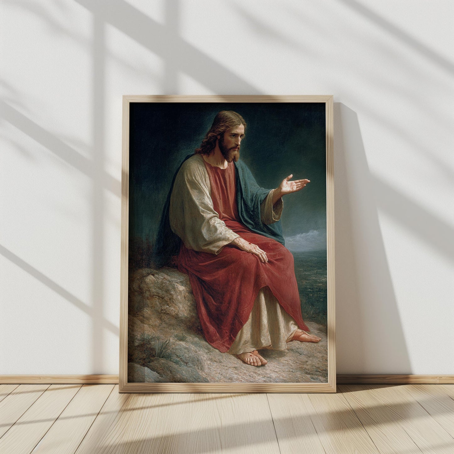 Jesus Classic Portrait Wall Art | jesus wall art, Religious Gift , jesus wall art canvas, jesus wall art christmas, christianity jesus